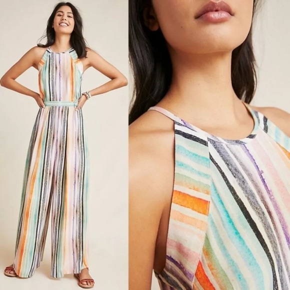 Anthropologie Pants - Bl^nk London water color jumpsuit